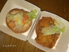 避风塘大虾鸡腿堡-肯德基(三元桥东店)