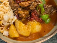 大盘鸡份送皮带面-东方亚克西餐厅(西康路店)