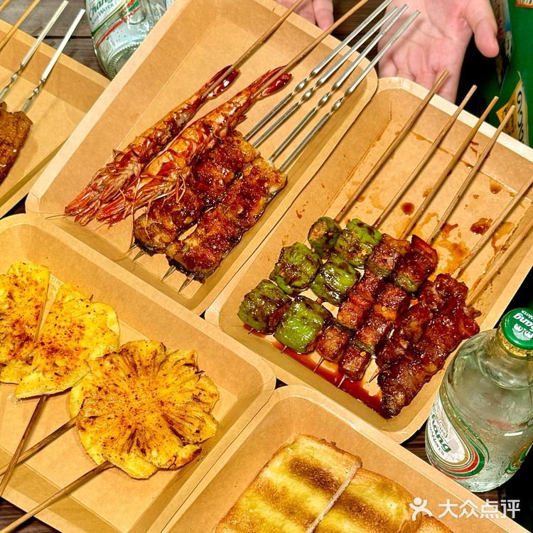 惠州东平N刷的街头泰式烤串，敲好吃‼️