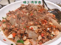 老坛剁椒肉炒肉-味上湘菜馆(河马店)