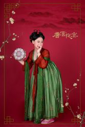 -后宫·古装汉服京剧儿童亲子全家福摄影