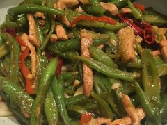 豆角丝炒肉拌转百刀-日上三甘(三里屯店)