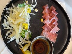 三年金钱火腿配大理手撕乳扇-泓0871臻选云南菜·味庄
