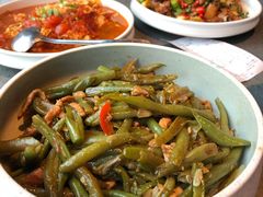 豆角丝炒肉拌转百刀-日上三甘(三里屯店)