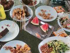 -尚庄度假村·庭台树下·户外烧烤·团建CS·轰趴营地(上庄水库店)