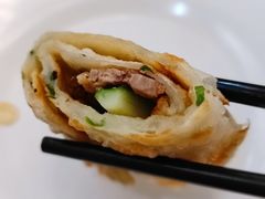 葱饼卷牛肉-台北楚楚园馅饼粥(虹桥南丰城店)