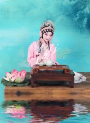 -后宫·古装汉服京剧儿童亲子全家福摄影