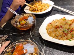 果仁红糖玫瑰冰粉-清真盛志望麻酱酿皮·非遗老字号