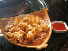 炸牛奶拼炸云吞-阿多私房菜(顺德店)