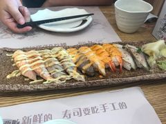 三文鱼刺身-林妈妈村·日式料理(宝山万达店)