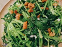 油渣鸡毛菜-兰溪小馆(东直门簋街店)