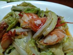 大虾烧时蔬-郑庄脂渣海鲜楼(九水路店)
