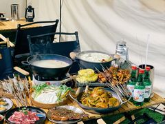 自助取餐区-落日营地·云泰小烤