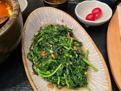 水豆鼔炒蓬蒿菜-山石榴·贵州菜(丰盛里店)