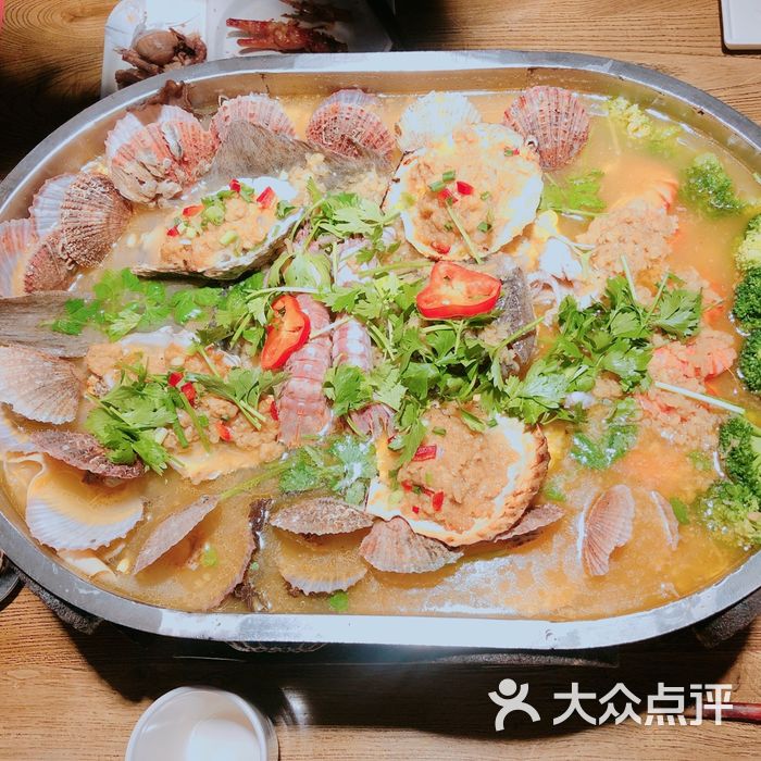 老船长海鲜大咖锡纸金针菇图片-北京海鲜-大众点评网