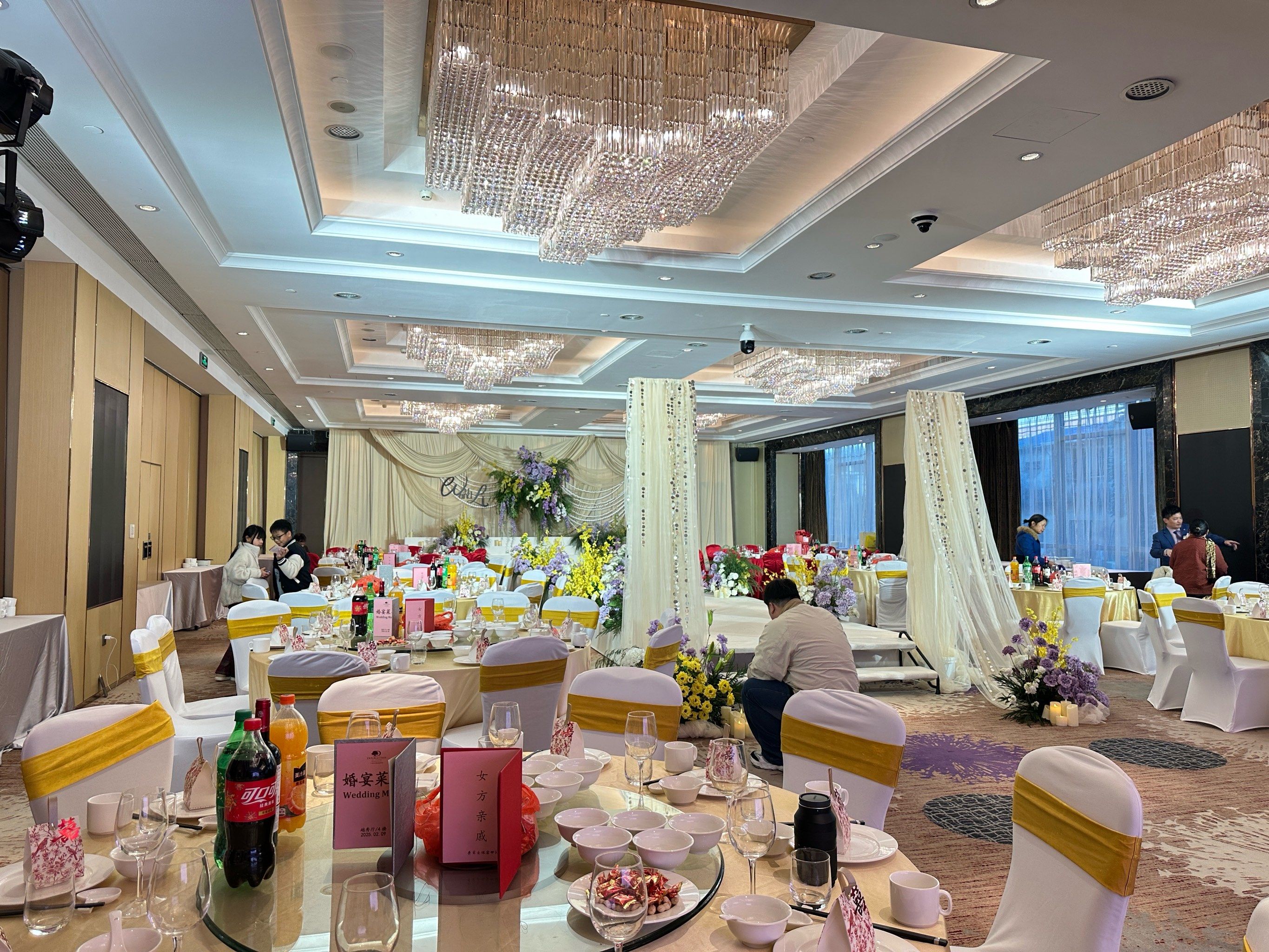 香槟色婚礼布置