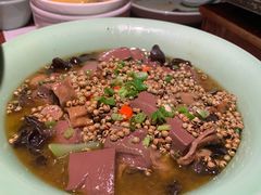 麻香鸭血肥肠-绿茶餐厅(蓝色港湾店)
