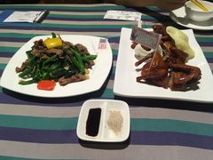 沙茶酱芥兰炒牛展-兰桂坊粤泰美食(较场西店)