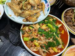 鱼籽鱼泡炒大蒜-绍兴名菜馆(可乐路店)