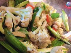 干锅有机花菜-绿茶餐厅(蓝色港湾店)
