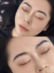 点击看大图 -杨益美学·野生眉半永久纹眉发际线