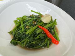 秘制虾酱炒空心菜-帕蓝·暹罗料理(大学路店)