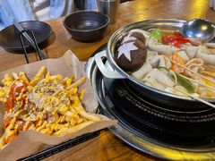 泡菜薯条-包装马车·韩国料理·포장마차