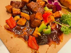 杏鲍茹牛肉粒-西新饭店(城中店)