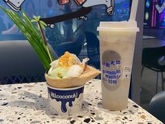 龙眼冻冻椰青-蔻蔻椰·鲜萃椰子水(欢乐港湾店)