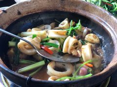 银鱼仔土鱿鱼丝煲仔饭-七寸飝大饭店(马场店)