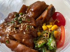 照烧鸡肉温泉蛋拌饭-山葵家·创意料理(万象汇店)