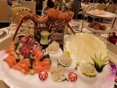 龙虾刺身拼三文鱼鹅肝-沙龙酒家