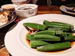 白灼秋葵-庆江南江南菜(张家港吾悦店)