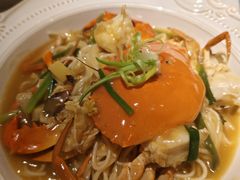 酱炒青蟹拌面-十面欢腾·海鲜面·台式Bistro(长乐路店)