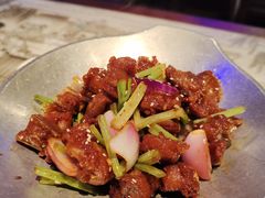 蒜香蜜汁排骨-绿茶餐厅(乐峰广场店)