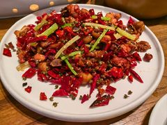 干煸辣子鸡-汉小城·老铫子藕汤·乡野湖北菜(江汉路吉庆街店)
