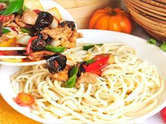 辣子肉拌面-丝路疆味新疆喀什餐厅(保利广场对面金地太阳城店)