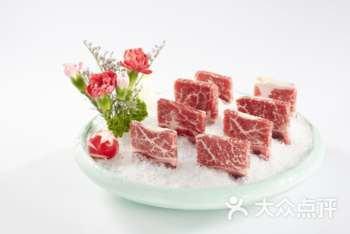 尝鲜原生态全牛宴火锅(壹丰广场四川北路店)安格斯牛小排图片 - 第743