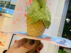 抹茶甜筒-野人先生现做冰淇淋(西安赛格店)