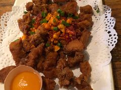 辣酥鸡拼芒果蛋-胡桃里音乐酒馆(仓山万达店)