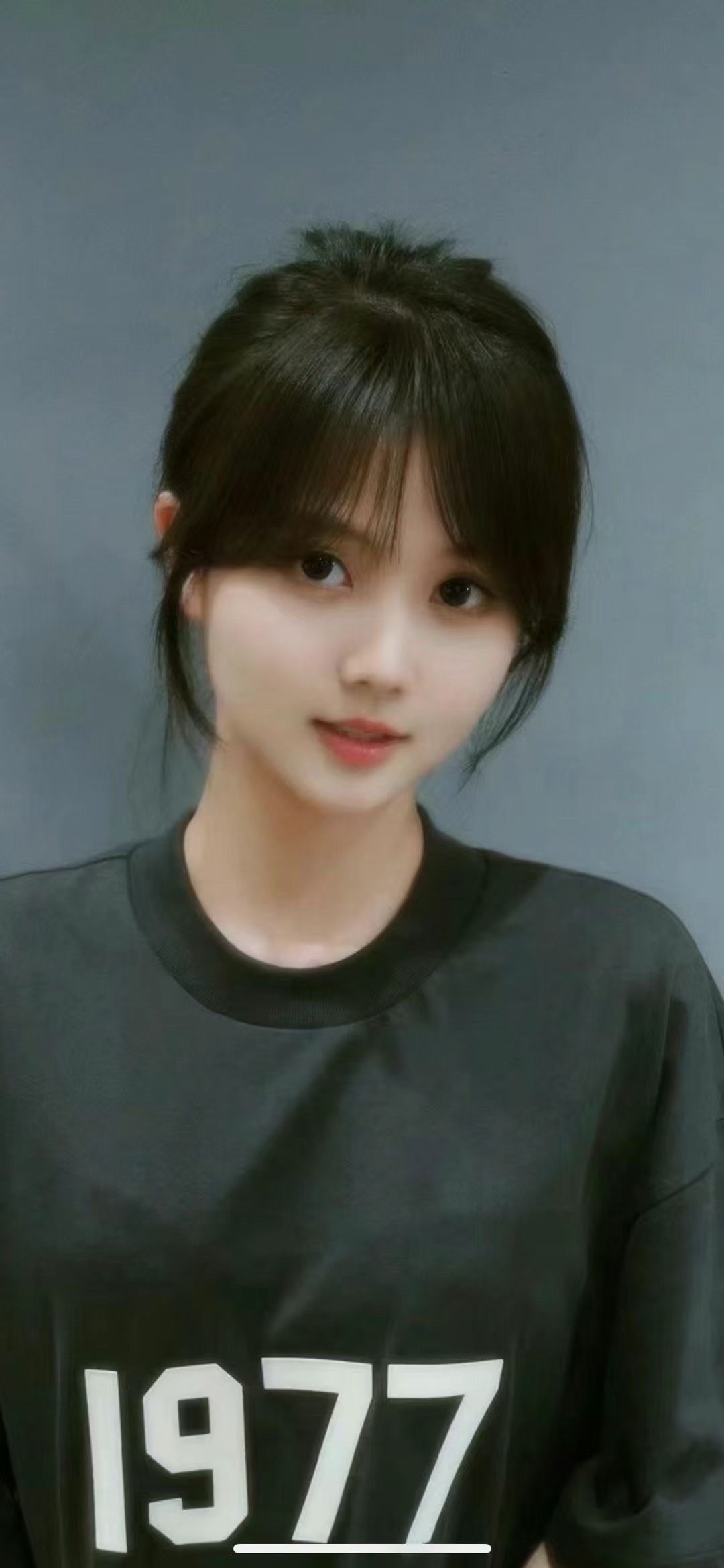 扎马尾这样的刘海喜欢吗?