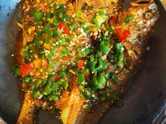 干锅小桂鱼-梁记粥铺(开元地中海店)