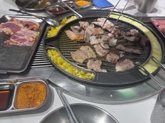 -山野的朋友露营炭火烤肉