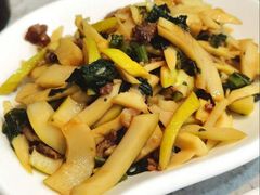 野山笋炒肉丝-紫藤园·天目湖大鱼头(南山竹海店)