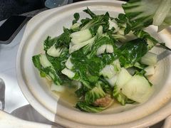 青菜油渣-又见炊烟私房菜(敬亭路店)