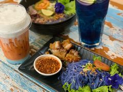 -蝶豆花蓝面条