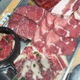 分量超大的韩式烤肉，味道也🉑