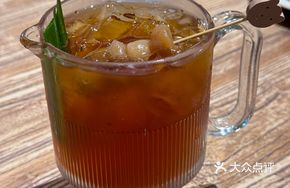 Freshly Brewed Pandan Longan Ice