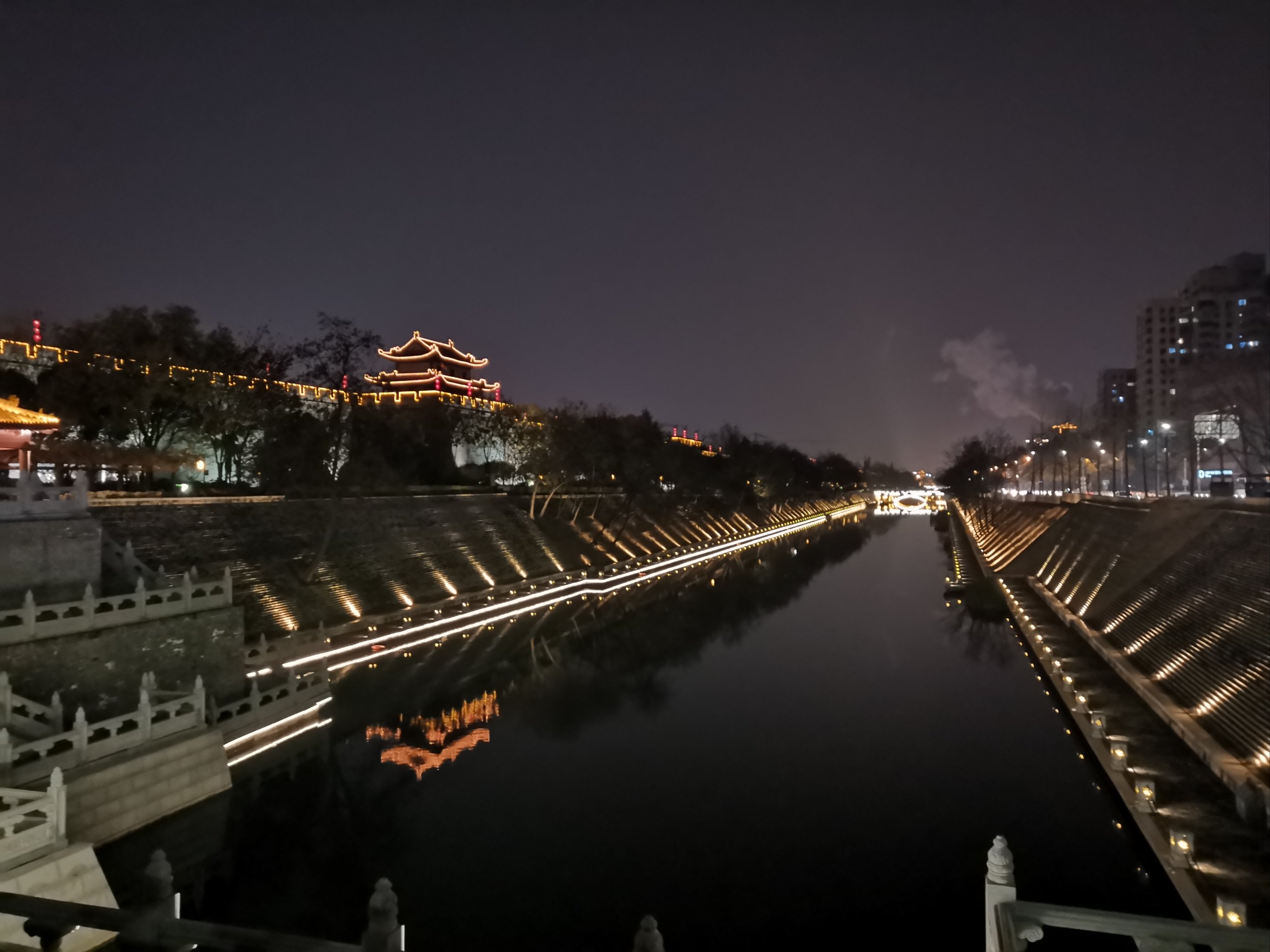 西安夜景 真实图片