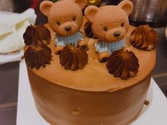 -咖咖熊蛋糕定制·英国蓝风车动物性淡奶油